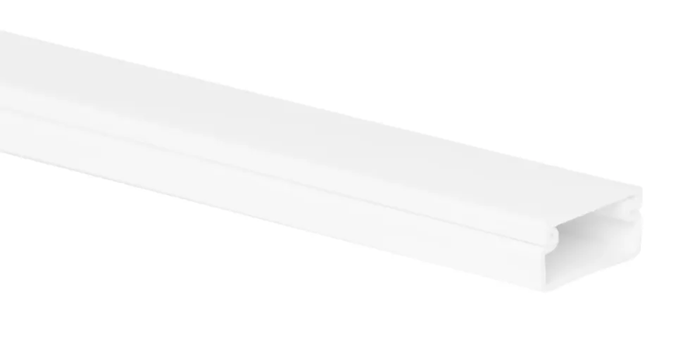 Kabelkanal Hvit 20x10 mm 2 m