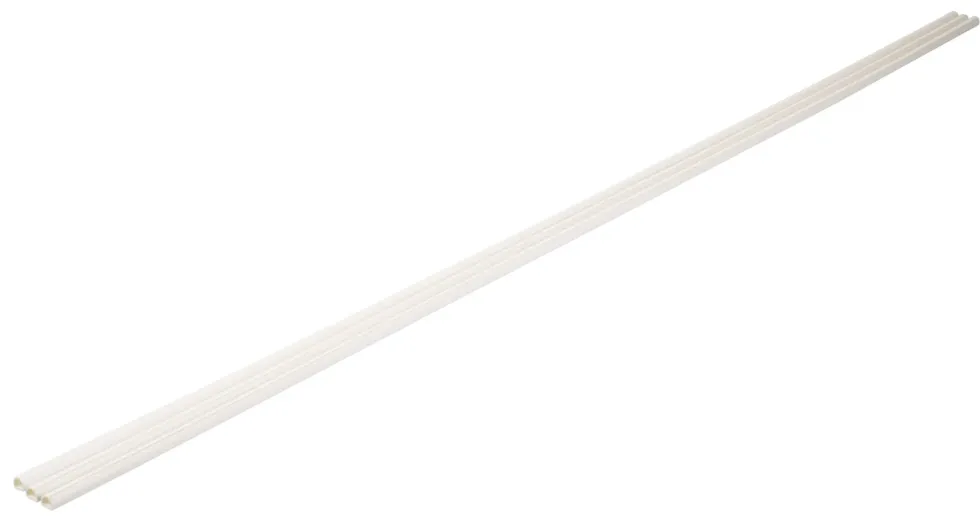 Kabelkanal Hvit 8x7 mm 1 m 3-pk.