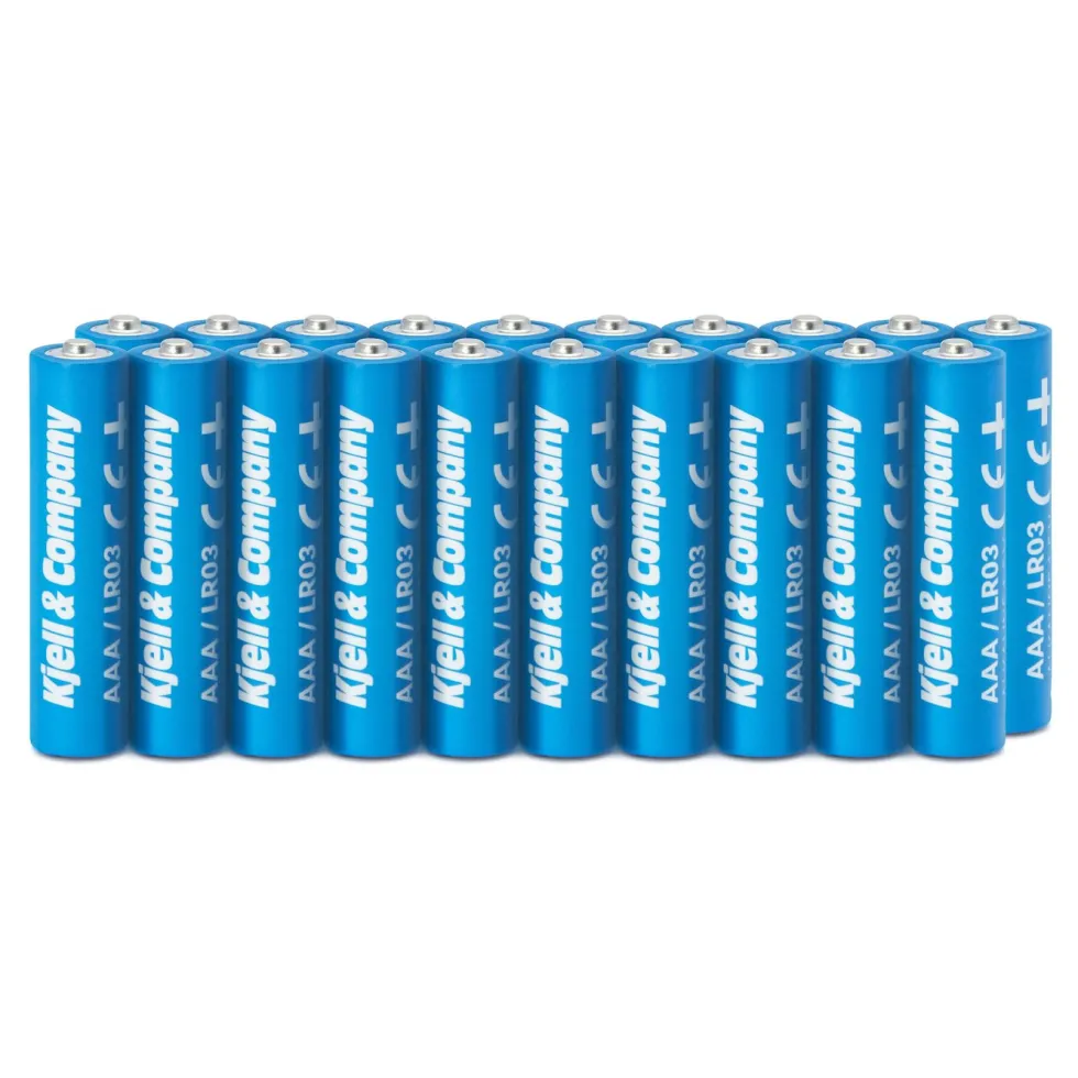 Kjell & Company AAA-batterier (LR03) 20-pk.