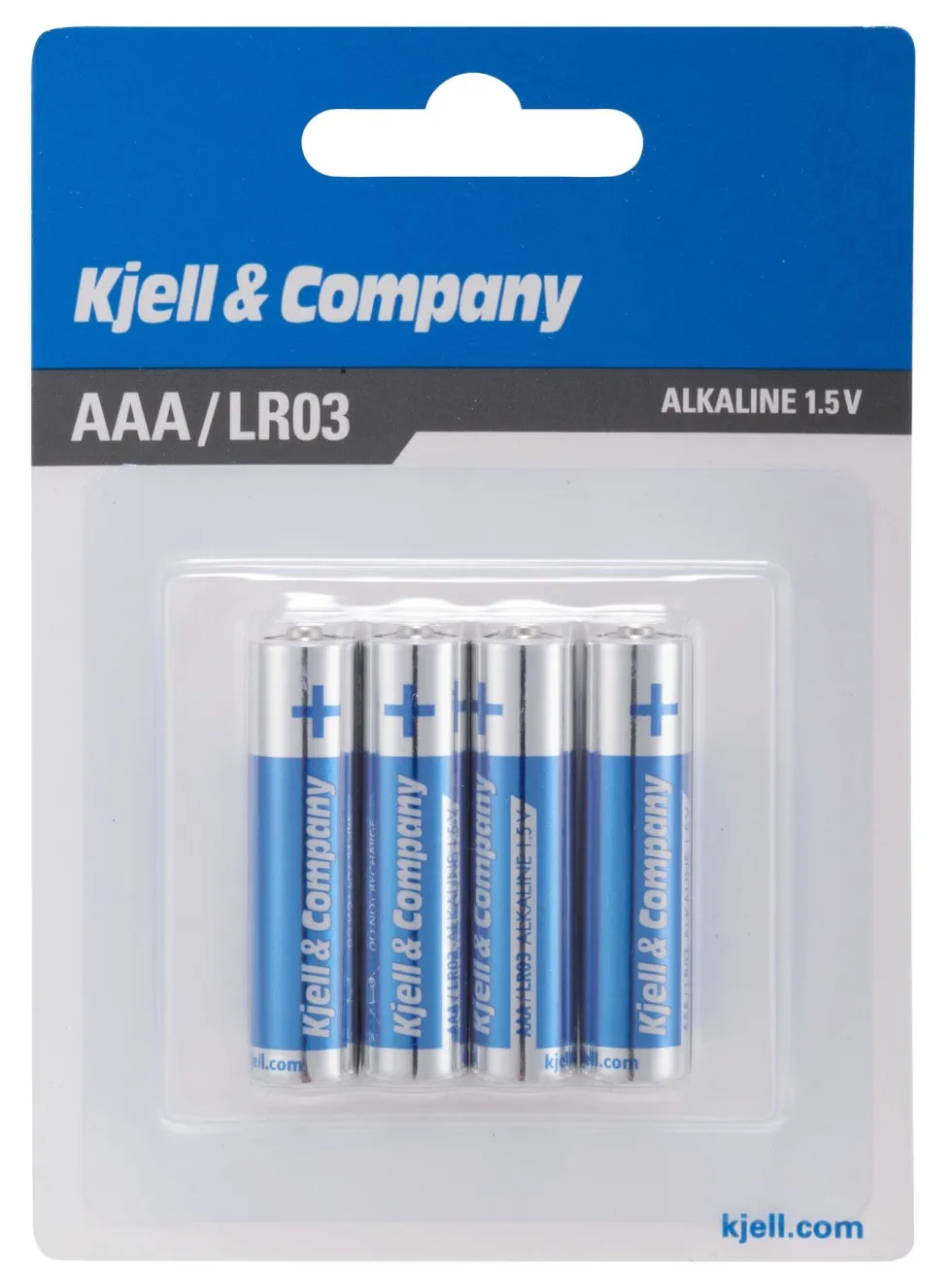 Kjell & Company AAA-batterier (LR03) 4-pakk