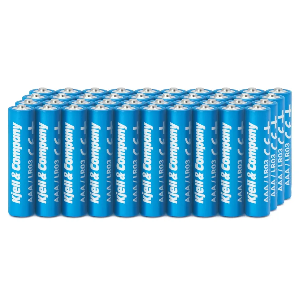 Kjell & Company AAA-batterier (LR03) 40-pk.