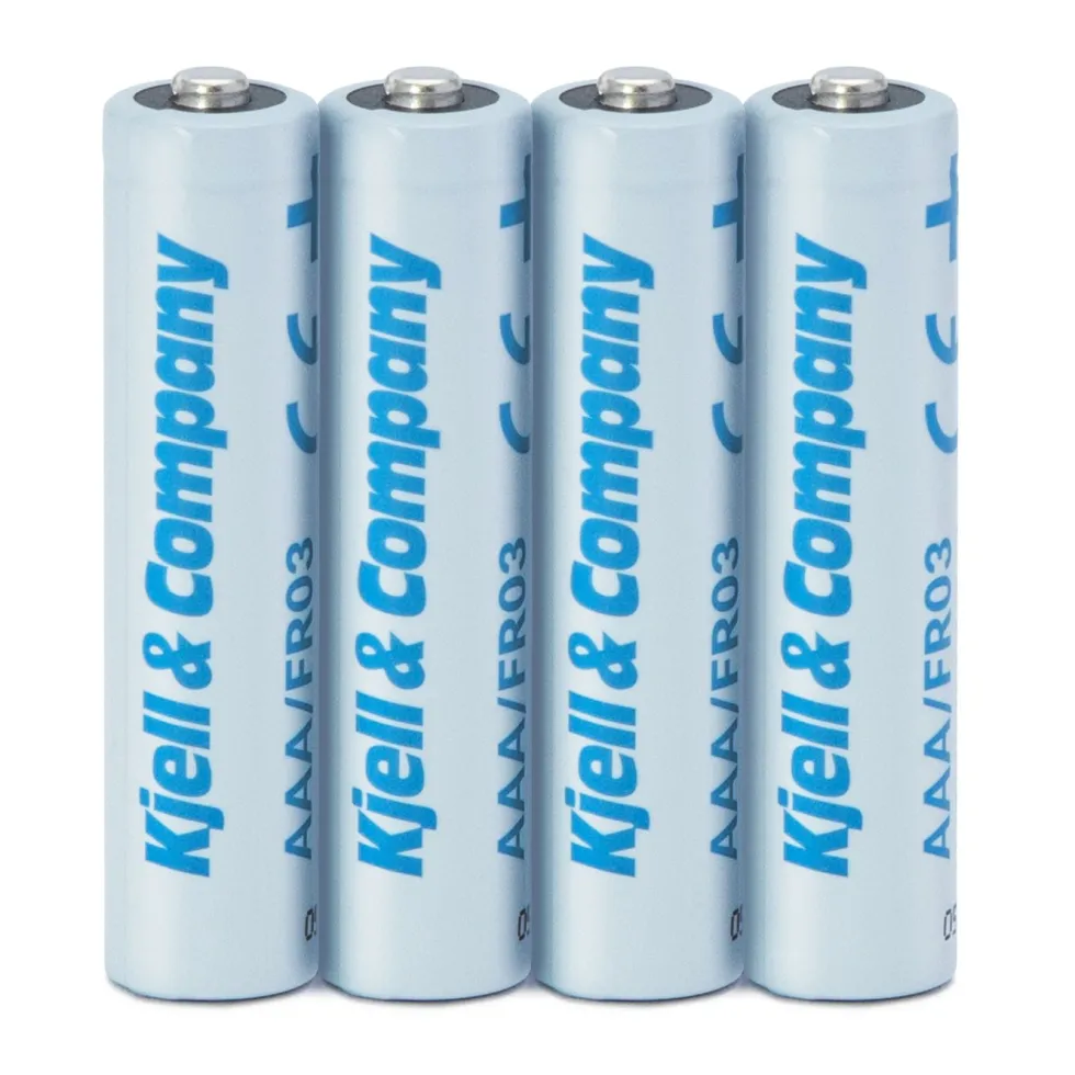 Kjell & Company AAA-litiumbatterier, 4-pk.