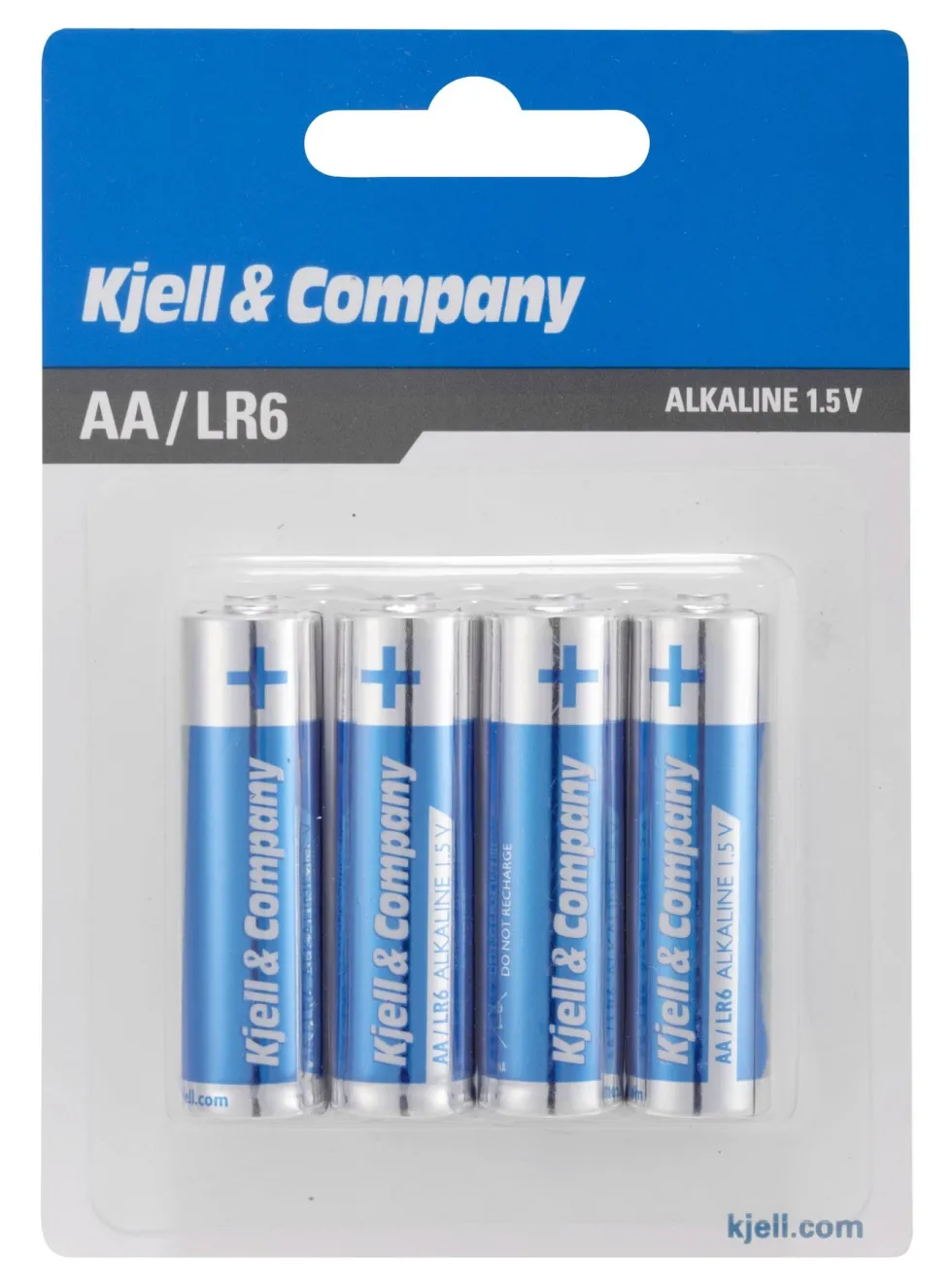 Kjell & Company AA-batterier (LR6) 4-pk.