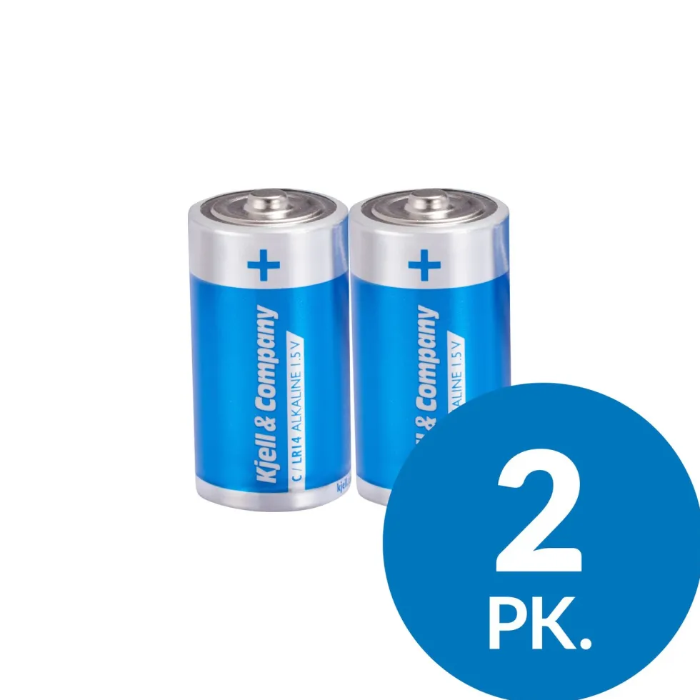 Kjell & Company C-batterier (LR14) 2-pk.