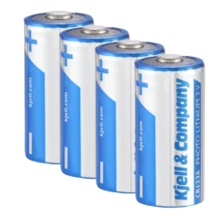 Kjell & Company CR123A Litiumbatteri 4-pk.