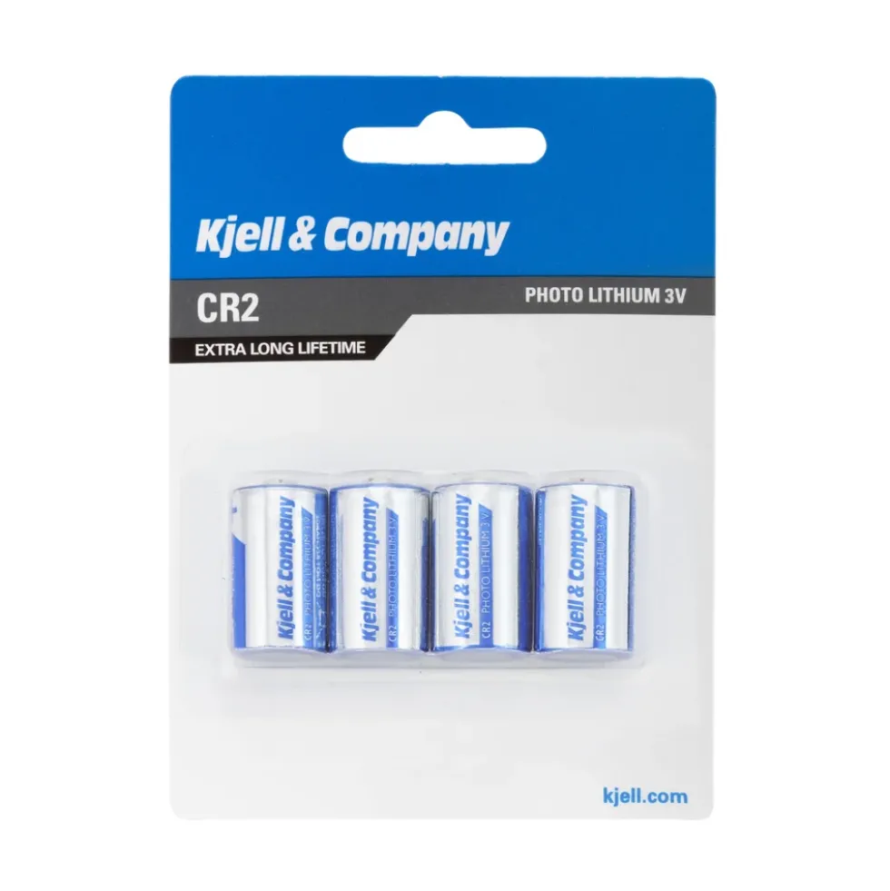 Kjell & Company CR2 Litiumbatteri 4-pk.