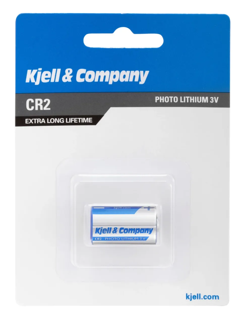 Kjell & Company CR2 Litiumbatteri 1-pk.