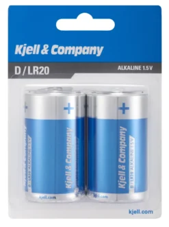 Kjell & Company D-batterier (LR20) 2-pakk