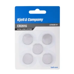 Kjell & Company Litiumbatteri CR2016 5-pk.
