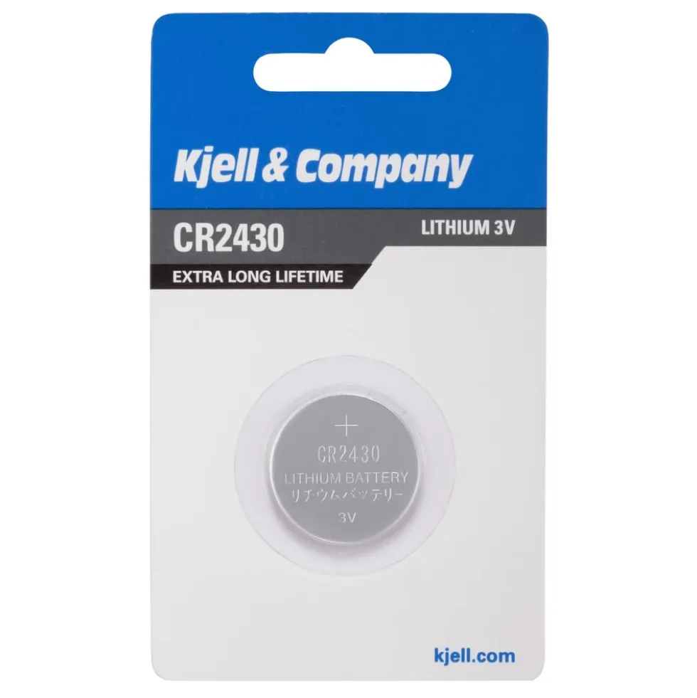 Kjell & Company Litiumbatteri CR2430 1-pk.