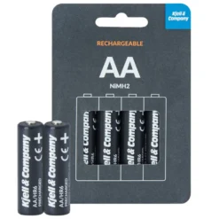 Kjell & Company Oppladbare AA-batterier 2600 mAh 4-pk.
