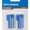 Kjell & Company 9 V-batterier (PP3) 2-pakk