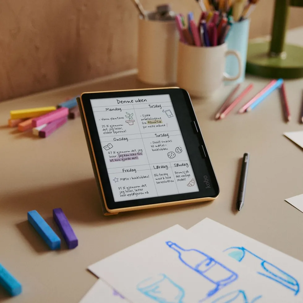 Kobo Libra Colour Lesebrett 7" Svart