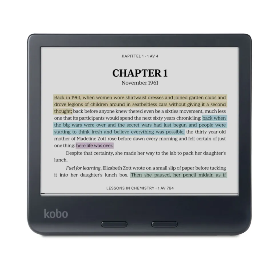 Kobo Libra Colour Lesebrett 7" Svart