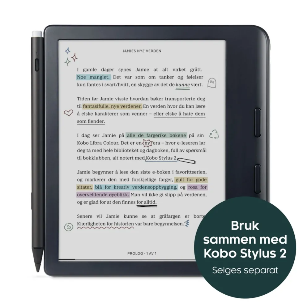 Kobo Libra Colour Lesebrett 7" Svart