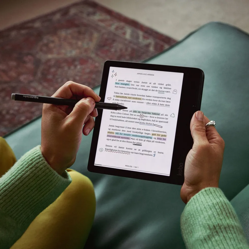 Kobo Libra Colour Lesebrett 7" Svart