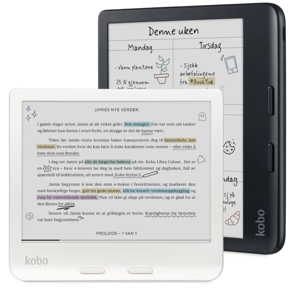 Kobo Libra Colour Lesebrett 7" Svart