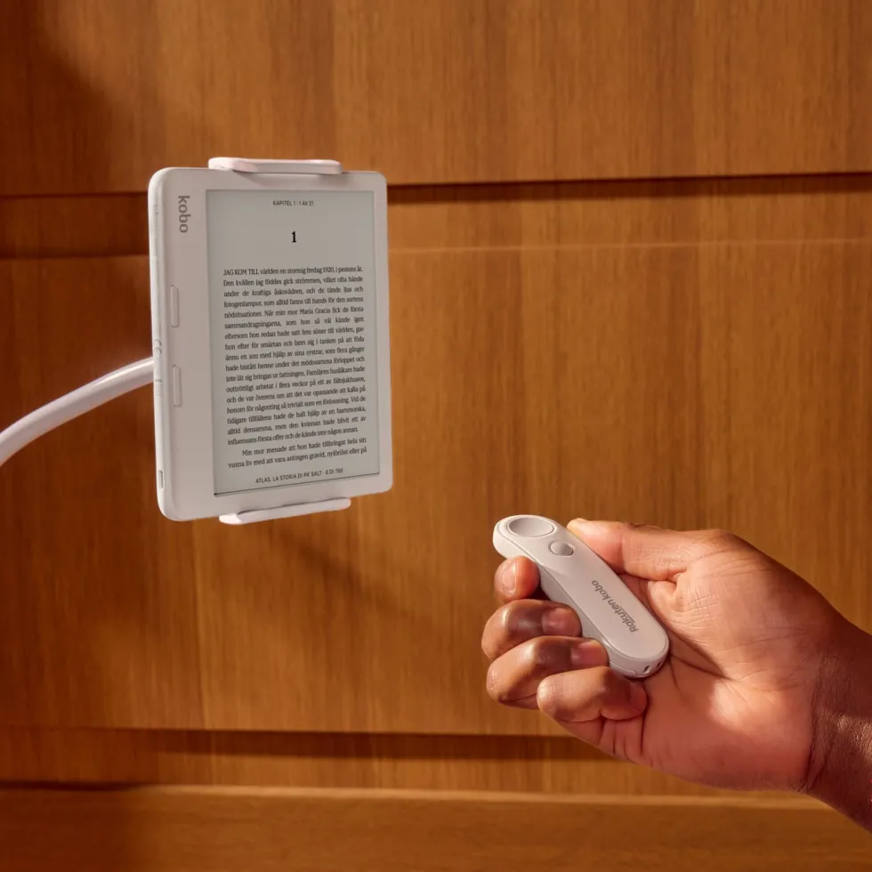 Kobo Remote – Trådløs sidevender for Kobo-lesebrett