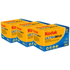 Kodak UltraMax 135-film 36 bilder med farge ISO 400 3-pk.