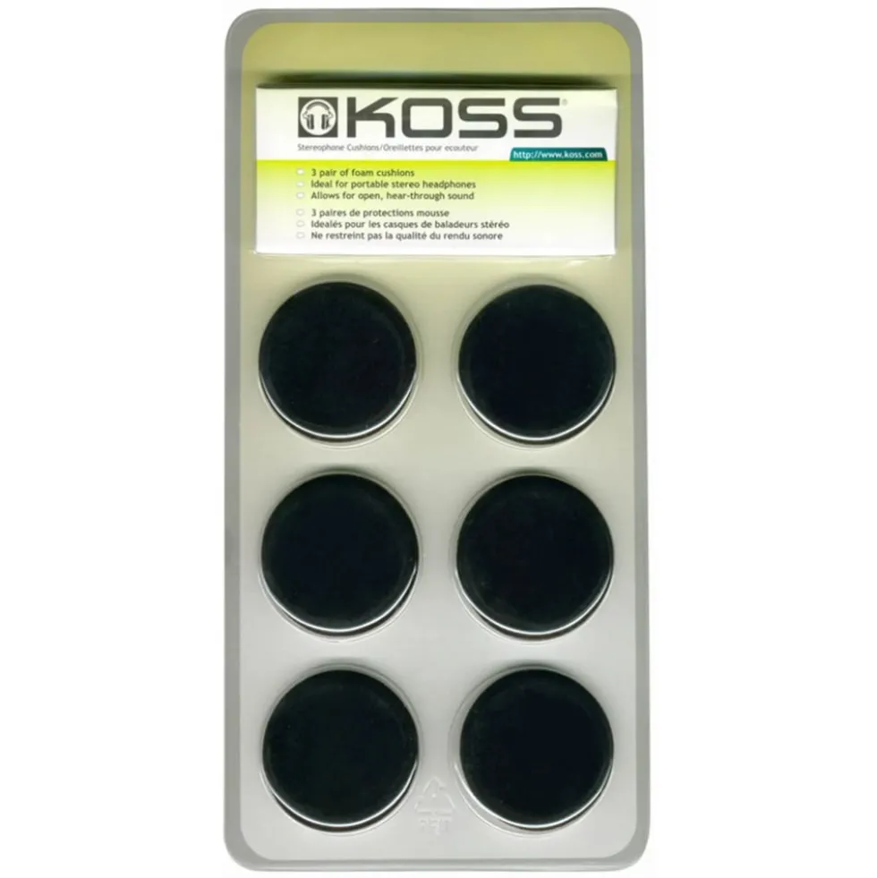 Koss Porta Pro Ekstra hodetelefonputer 3 par
