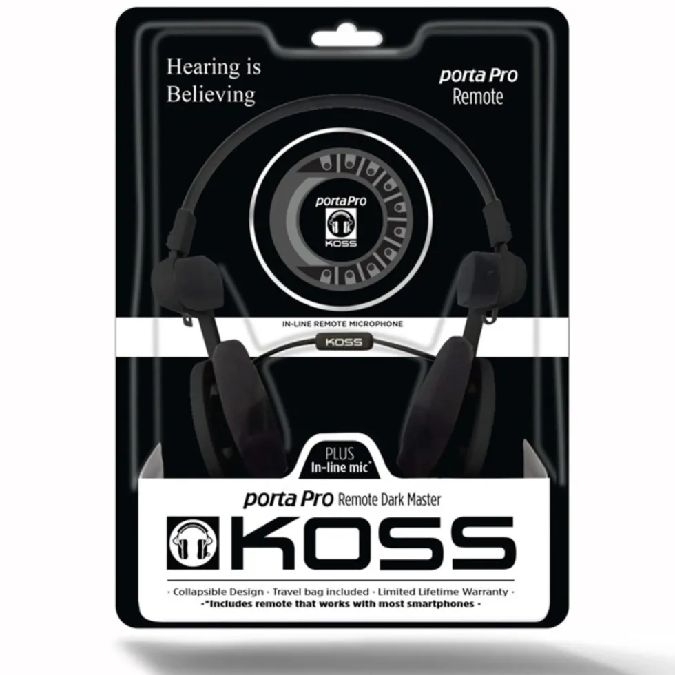 Koss Porta Pro 3.0 On-ear-headset Svart