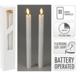Kronelys LED 2-pk.