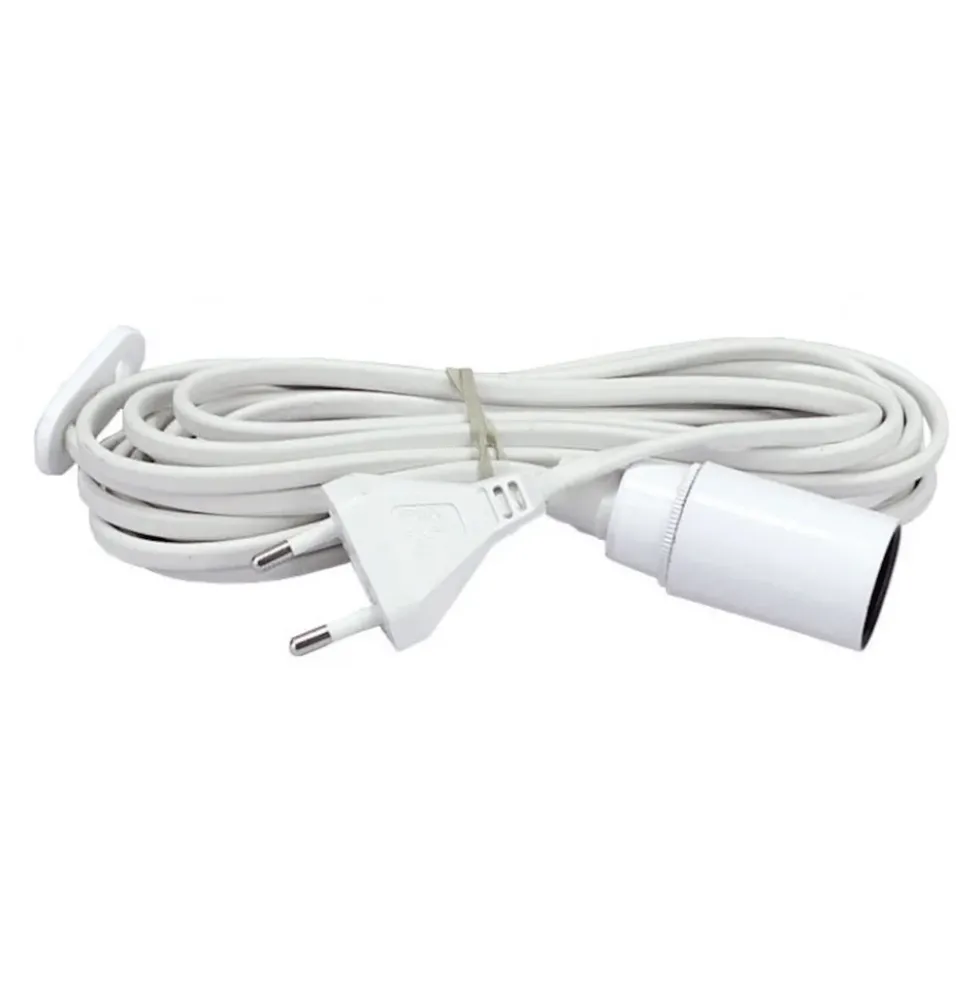 Lampeholder E14 med 3,5 m ledning