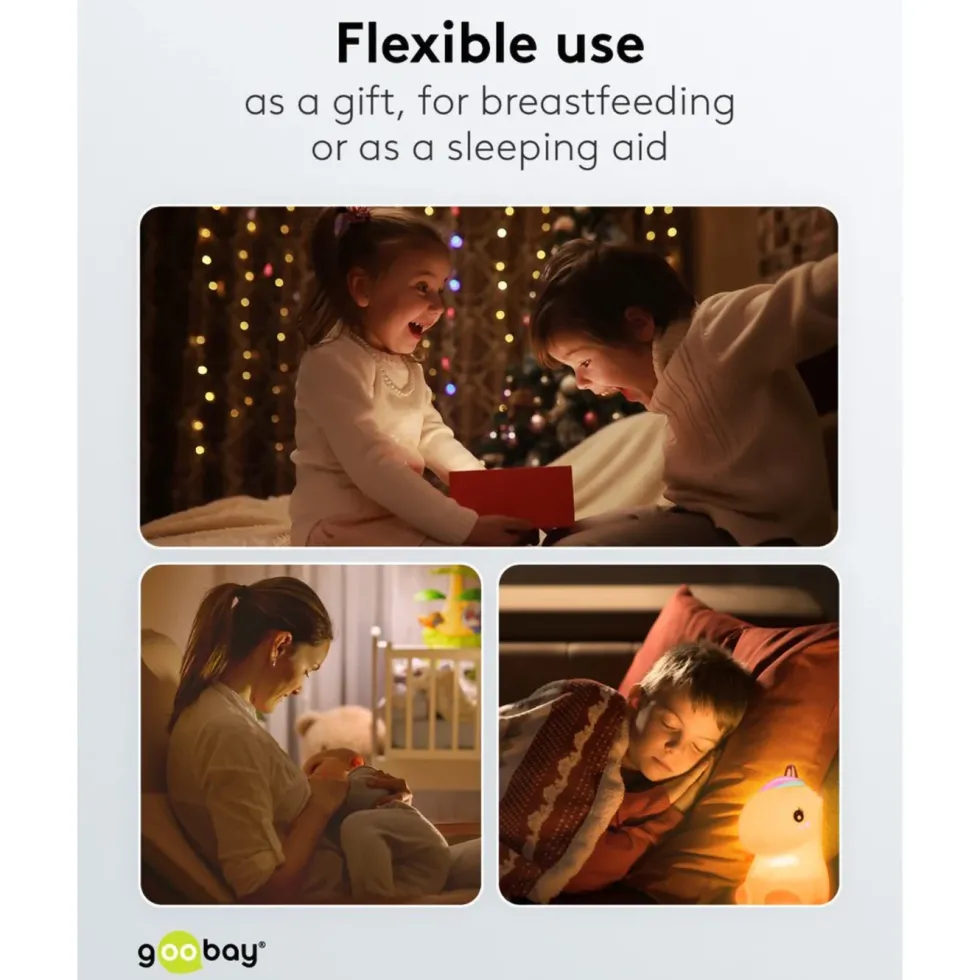LED-nattlys Enhjørning
