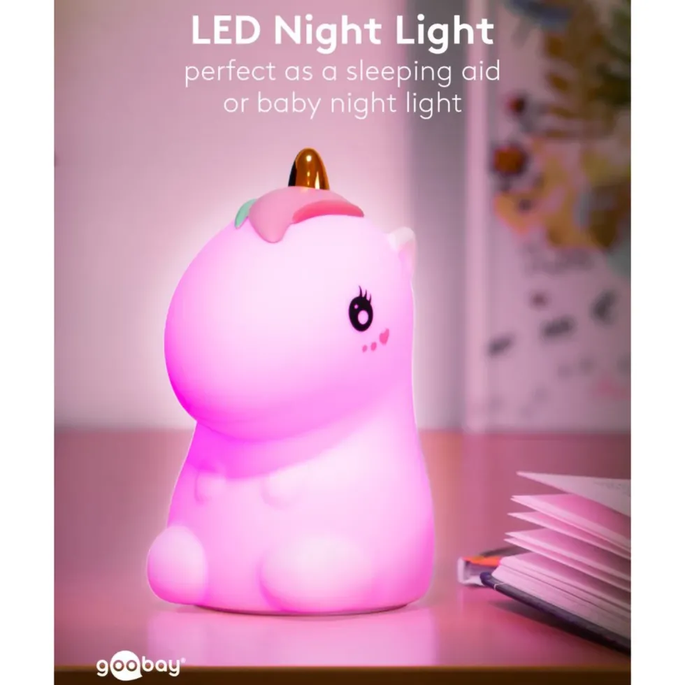 LED-nattlys Enhjørning