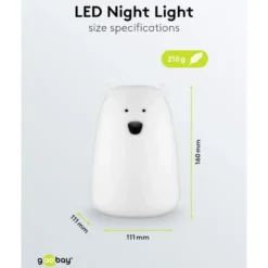 LED-nattlys Isbjørn
