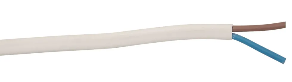 Ledning PL, hvit, 10 m