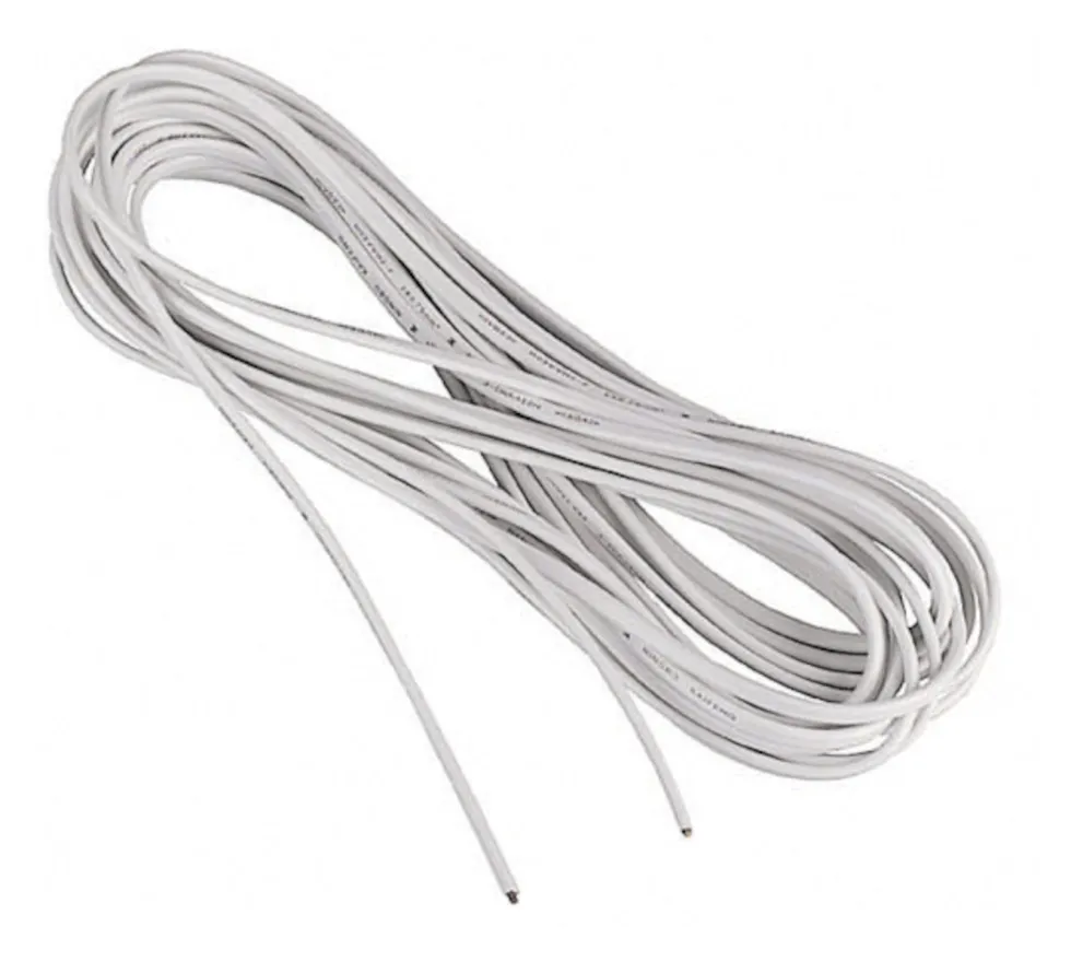 Ledning PL, hvit, 10 m