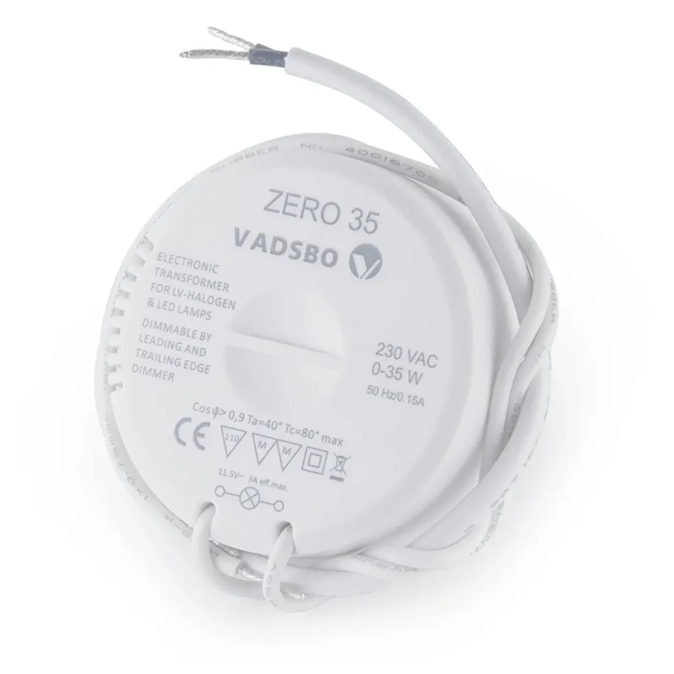 LED- og halogentransformator Rund 35 W