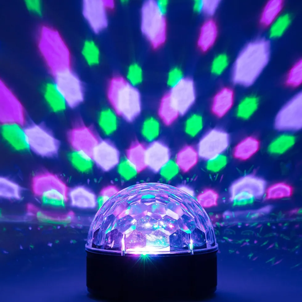 Ledsavers Diskolampe med fjernkontroll