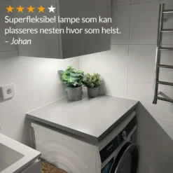 LEDVANCE Oppladbar LED-list med bevegelsessensor og skumringsrele