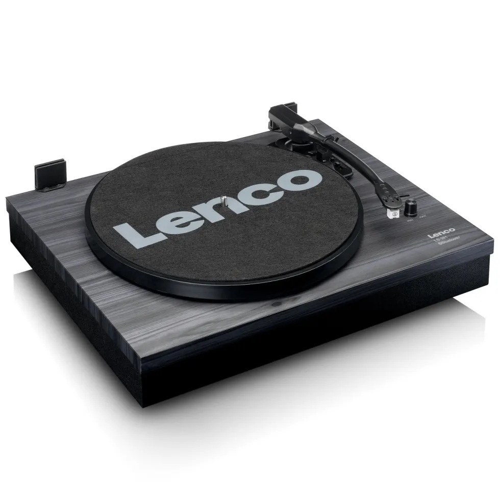 Lenco LS-301BK med høyttalere