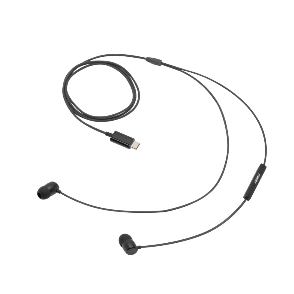 Linocell Bullets USB-C-hodetelefoner Svart