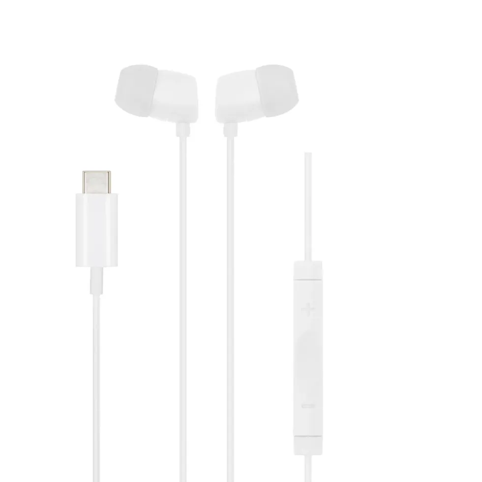 Linocell Bullets USB-C-hodetelefoner Hvit