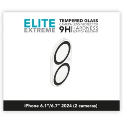 Linocell Elite Extreme Beskyttelse for kameramodulen iPhone 16, 16 Plus og 17