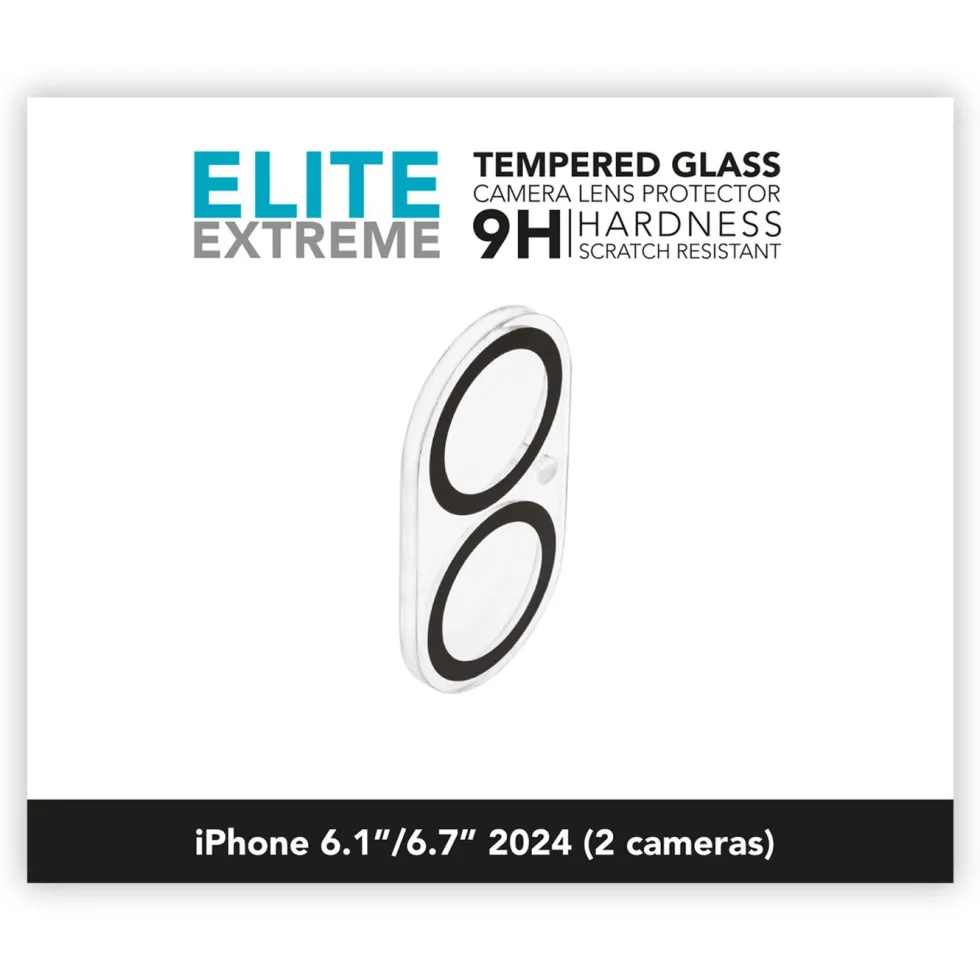 Linocell Elite Extreme Beskyttelse for kameramodulen iPhone 16, 16 Plus og 17