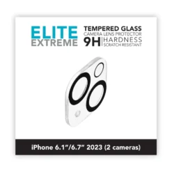 Linocell Elite Extreme Beskyttelse for kameramodulen på iPhone 15 og 15 Plus