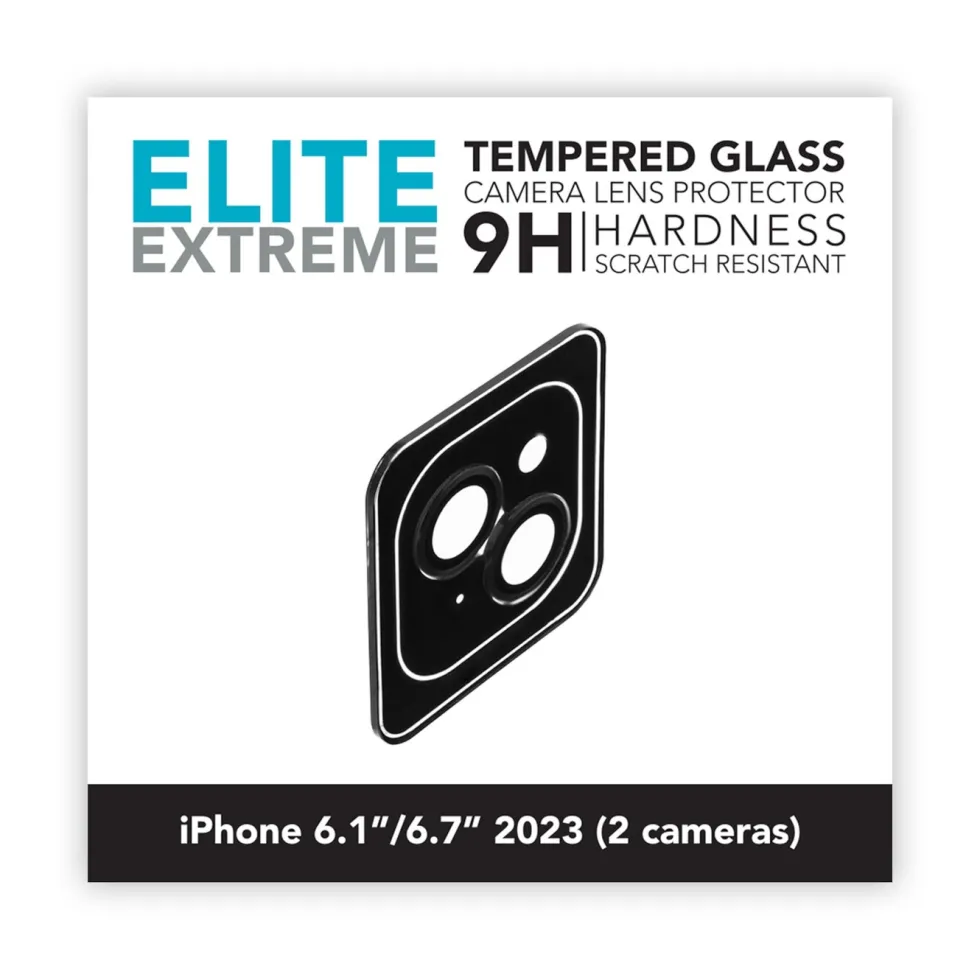 Linocell Elite Extreme Beskyttelse for kameralinsen på iPhone 15 og 15 Plus