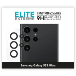Linocell Elite Extreme Beskyttelse for kameralinsen på Galaxy S23 Ultra