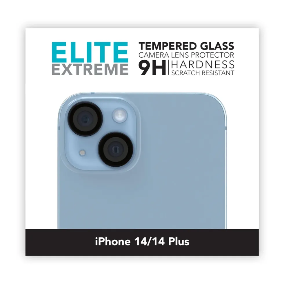 Linocell Elite Extreme Beskyttelse for kameralinsen på iPhone 14 og 14 Plus