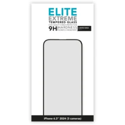 Linocell Elite Extreme Curved Skjermbeskytter for iPhone 16 Pro