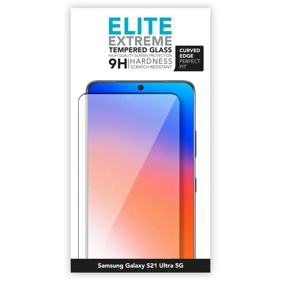 Linocell Elite Extreme Curved Skjermbeskytter for Galaxy S21 Ultra