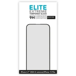 Linocell Elite Extreme Curved Skjermbeskytter for iPhone 16 Plus