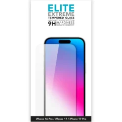 Linocell Elite Extreme Skjermbeskytter for iPhone 16 Pro, 17 og 17 Pro