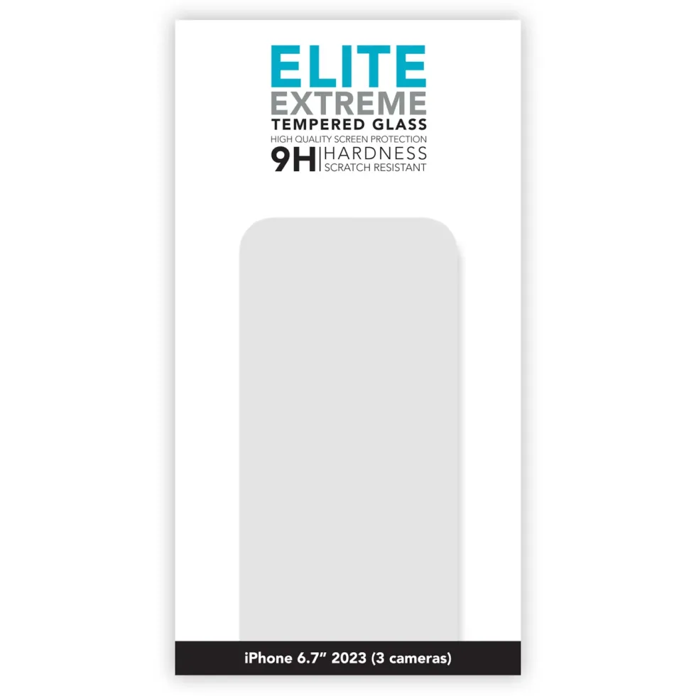 Linocell Elite Extreme Skjermbeskytter for iPhone 15 Pro Max