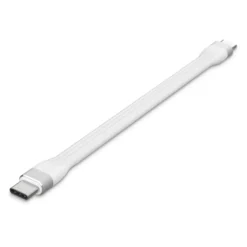 Linocell Flat USB-C-kabel 13 cm Hvit